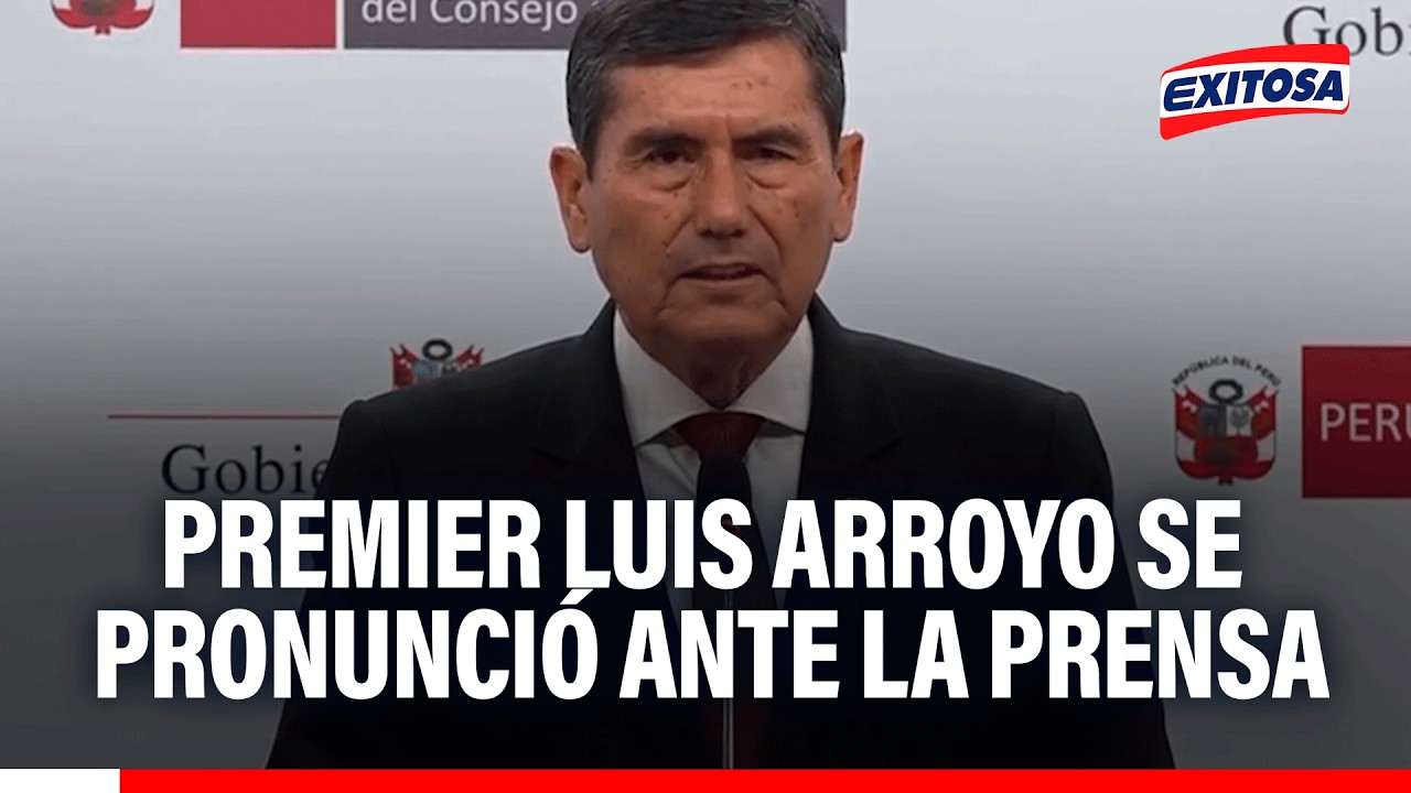 🔴🔵 Premier Luis Arroyo Sánchez sobre nuevo Gabinete Ministerial: "Somos un equipo sólido"