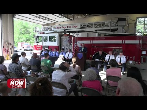 Bath Township Fire swears in new recruits, promotes platoon chief