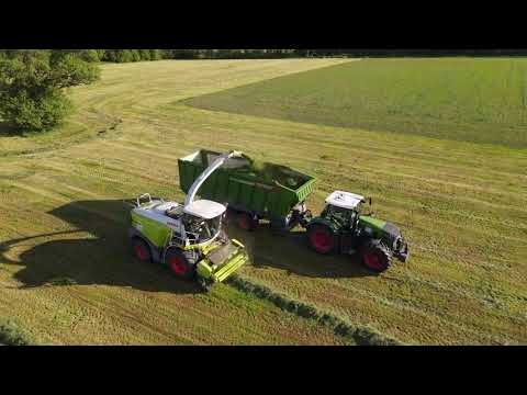 Claas Jaguar 950 am Gras häckseln || MFS Agrarservice || Fendt 942 || John Deere || Deutz