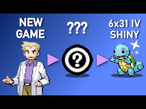 How FAST can Glitches get you a PERFECT SHINY Starter in Fire Red & Leaf Green?