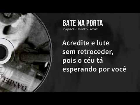 Bate na Porta (Playback com Letra)
