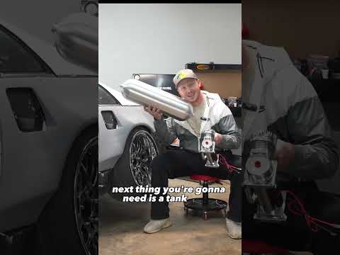 Cheapest air suspension set up!#cars #jdms #bodykits #diy #jdmgarage #caraccessories #howto #airride