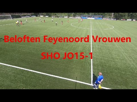 Beloften Feyenoord - SHO JO15-1 Doelpunten 9-1