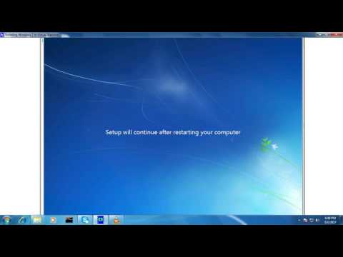 Installing Windows 7 in Virtual Machine