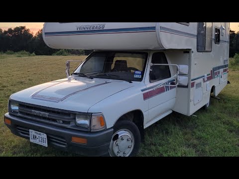 Toyota RV's rock!  1991 Winnebago Warrior details