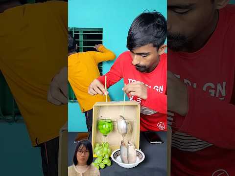 Hai anh em thử thách uống nước bí mật #shorts