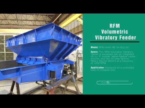 Volumetric Vibratory Feeder for Controlled Feed for Chopped Wire - Cleveland Vibrator Co.