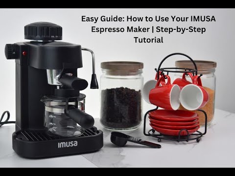 Easy Guide: How to Use Your IMUSA Espresso Maker | Step-by-Step Tutorial