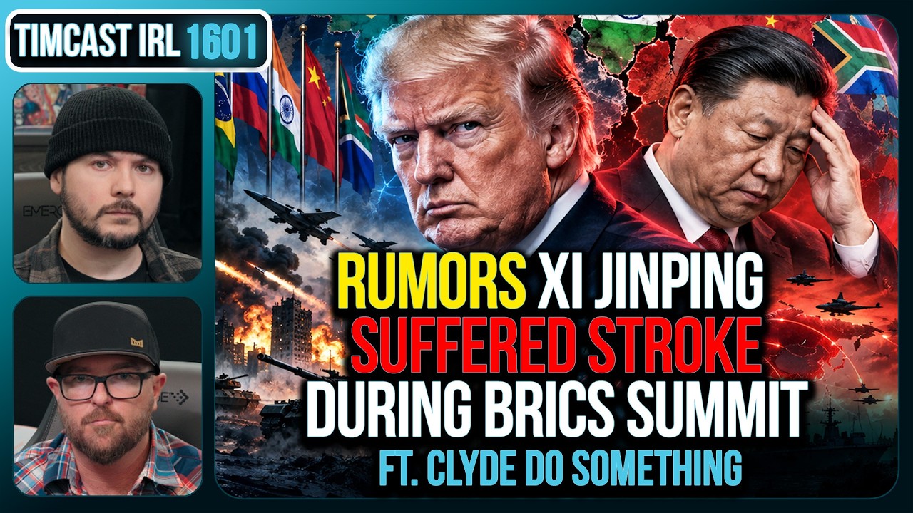 Xi Jinping SUFFERED STROKE Says Viral Rumor, Video | Timcast IRL