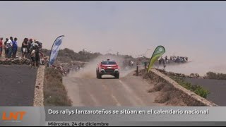 Dos rallys lanzarote&ntilde;os se sit&uacute;an en el calendario nacional
