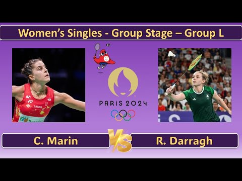 Women’s Singles Group Stage - C. Marin vs R. Darragh - Group L