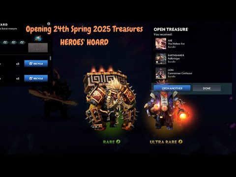 Opening 24th Spring 2025 Treasure: Insane Hero Drops! 🔥 (Dota 2 Hoard Unboxing)