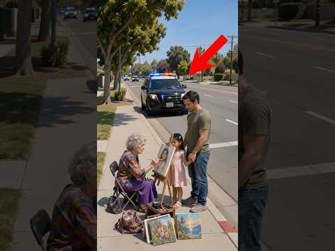 The Officer Took Grandma’s Paintings… Then Opened a Gallery for Her #kindness