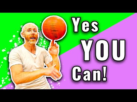 How to Spin a Basketball on Your Finger (FASTEST METHOD!!!)