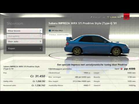 Subaru Impreza WRX STi Prodrive Style Type I '01