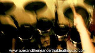 Ape X and The Neanderthal Death Squad - At The Mountains of Madness (drum session footage)