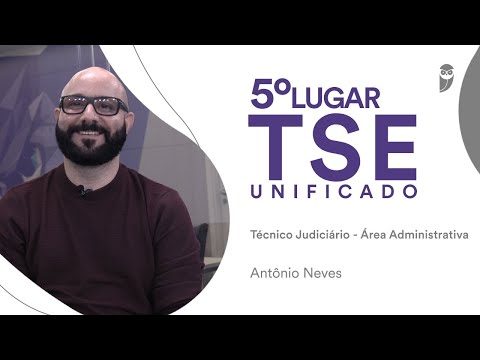 TRE SP: Meet Antônio Neves, approved in 5th place for Judicial Technician - Administrative Area