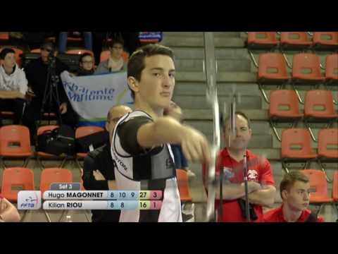 Magonnet - Riou CHCL | Championnat de France Salle Jeunes Nîmes 2017