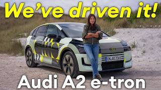 Camouflaged Audi A2 e-tron prototype