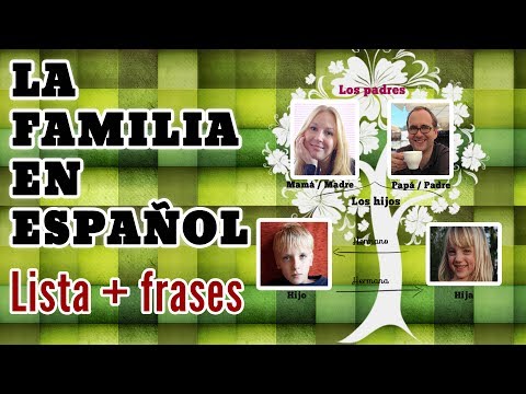 Los Miembros de la Familia en Español: Lista y Oraciones - Spanish Learning Lab