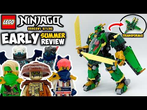 Lloyd's Jet Mech EARLY Summer 2025 Review! Ninjago Dragons Rising Set 71845