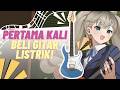 PERTAMA KALI NYOBAIN GITAR LISTRIK ABIS KESETRUM