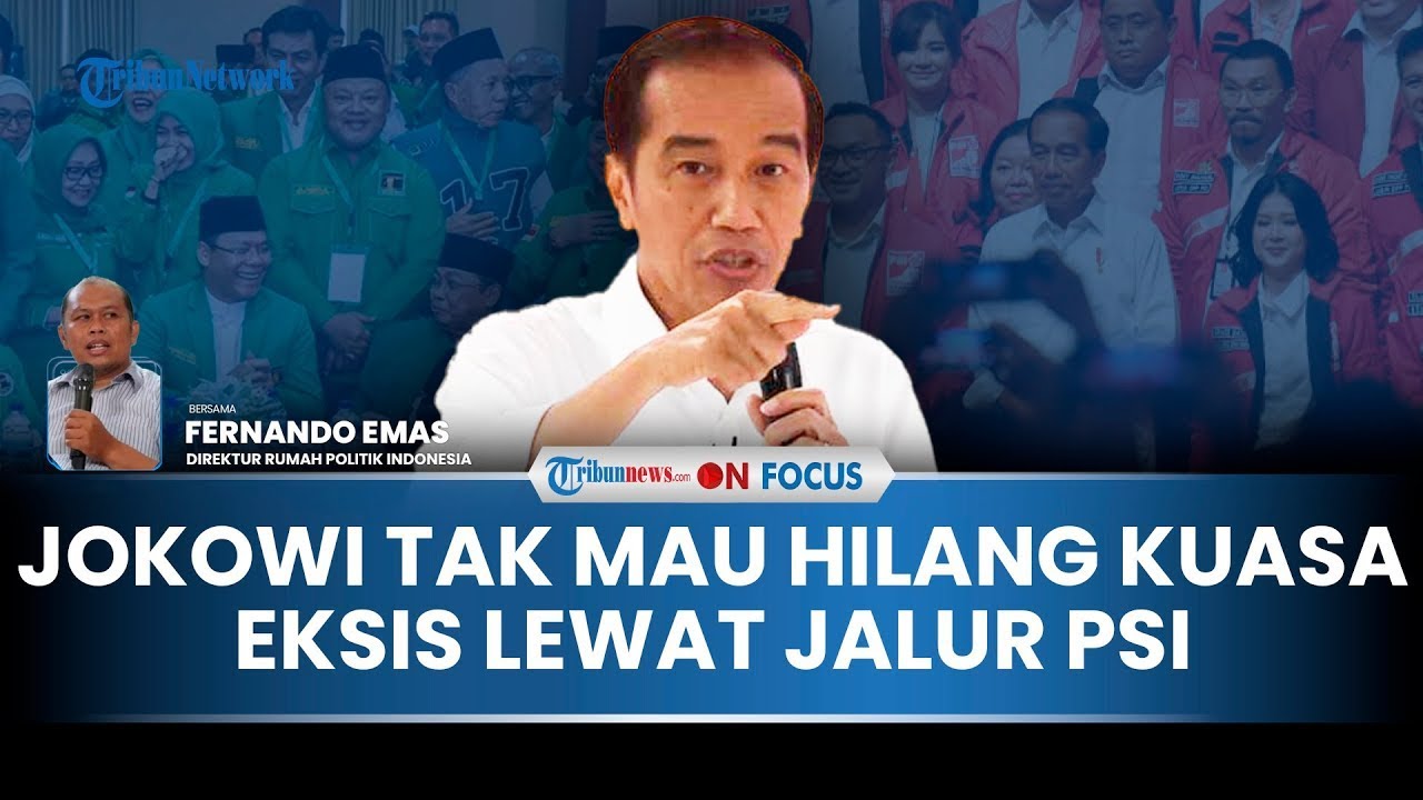 🔴[PORTRAIT] Jokowi Tak Bisa Jadi Ketum Tanpa Perahu Politik PSI, Pakar: Ia Sadar Kekuasaan Itu Enak