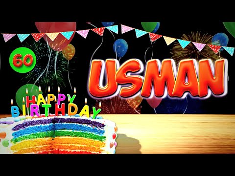 USMAN Happy Birthday Song | Today Is Your BIRTHDAY 🥳 🎂 ( USMAN Official video)