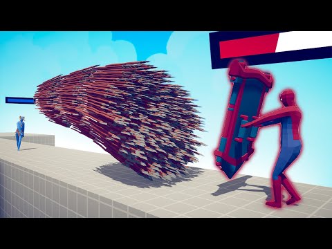 SPIDER MAN MIRROR SHIELD vs EVERY GOD - TABS | Totally Accurate Battle Simulator 2023