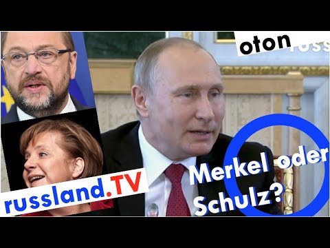 Putin zu Merkel oder Schulz auf deutsch [Video]