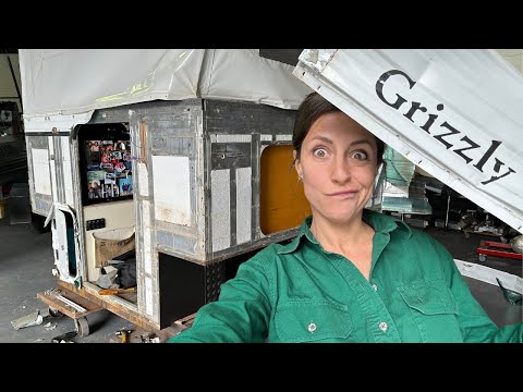Truck camper rebuild in Africa. We stripped the walls!! Ep265