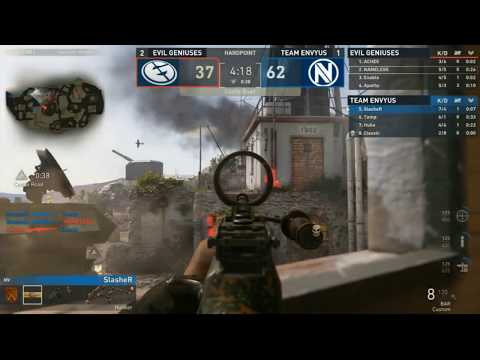 [CWL NOLA] EnvyUs vs. Evil Genius Map 4 (HUKE SETS WW2 LONGEST KILLSTREAK!)