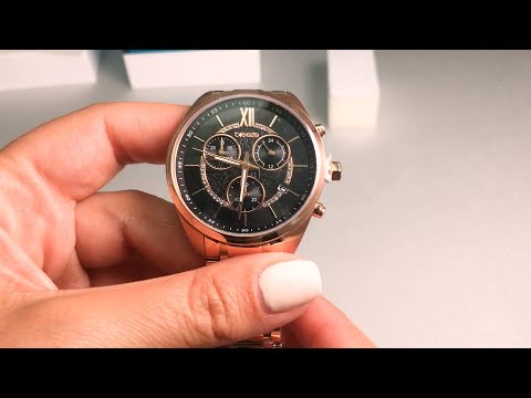 BREEZE Luxade Rose Gold Stainless Steel Chronograph 212061.6 - E-oro.gr