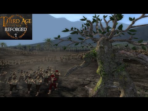 HOBBIT HORDE DESCENDS ON BUHR SAGATH (Siege Battle) - Third Age: Total War (Reforged)