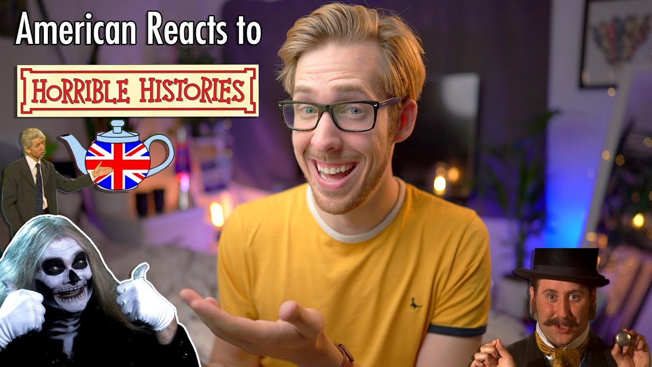 American Reacts to Horrible Histories