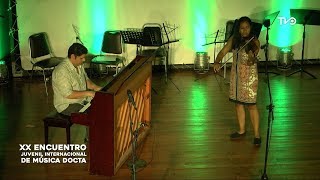 Duo piano-violín: Ali Yañez Chávez y Nailimar Alvarez, Venezuela