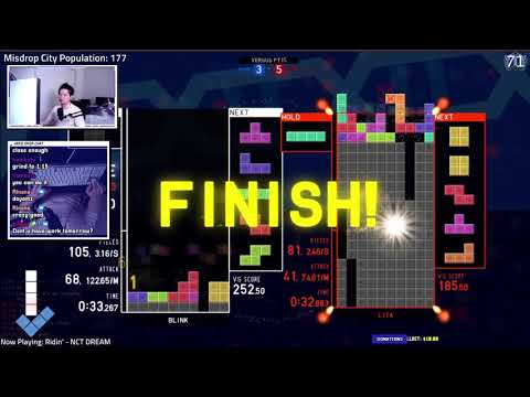 Blink vs Riviclia [1 vs 1 TetrIO]