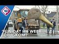 Rotonde-eend na Friese logeerweek weer terug in Waddinxveen