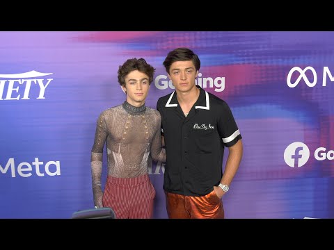 Avi Angel and Asher Angel "Variety's 2022 Power of Young Hollywood" Red Carpet