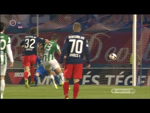 Böde Dániel gólja a Videoton FC - Ferencvárosi TC mérkőzésen