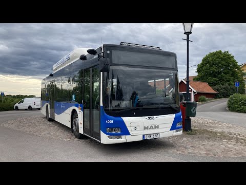 Bus ride linje 120 från Kolbäck, Jvstn till Sofielund