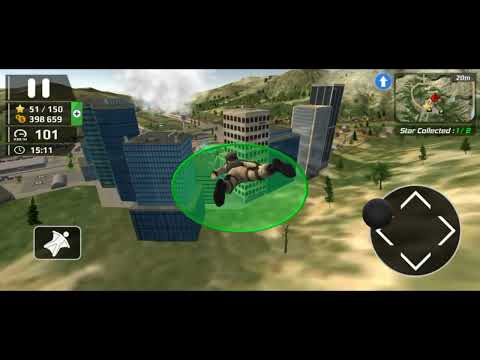 Helicopter Flight Pilot Simulator || HFPS || Mission 17 || Parachute Jump From The Mountain