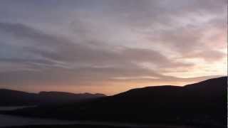 preview picture of video 'Flying the Bixler RC plane in the Faroe Islands at dawn'