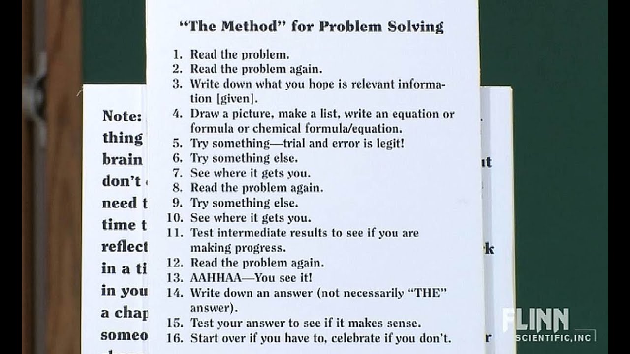 Teaching Problem-Solving Skills