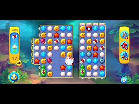 Fishdom 🐠🐠🐠 Level - 10961💣10962 💣10963 💣10964(HARD) 💣 10965  🏆🏅 🏆🏅🐟 🦀