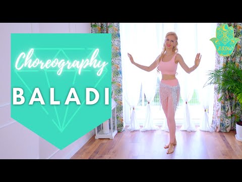 Baladi Complete Tutorial Steps and Choreography Beledi - Best Belly Dance Workout