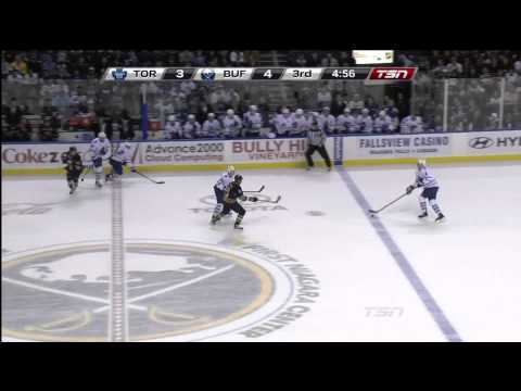 Tyler Bozak's Hit on Tyler Ennis - Dec 16th 2011 (HD)