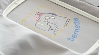 Tutorial bernette Sticksoftware Customizer: Aussticken eines Musters