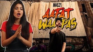 Aafat Waapas | Naezy | Official Music Video | Reaction | Pooja Rathi | CuteBox