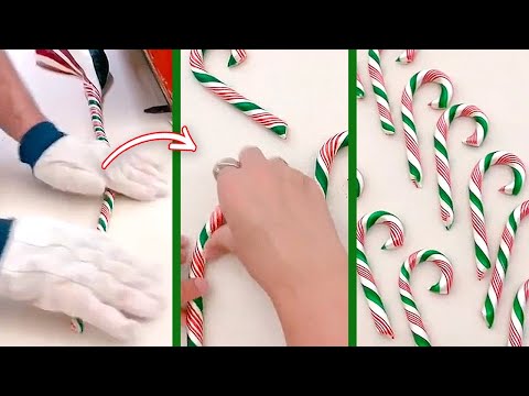 これはキャンディケーンがどのように作られているかです (This Is How Candy Canes Are Made)